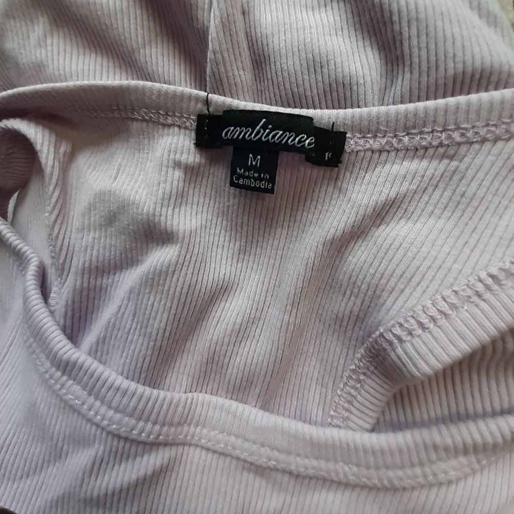 Ambiance Light Pink Ribbed Tee - Picture 2 of 3